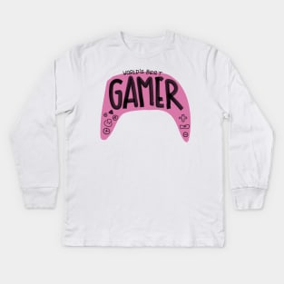 World’s best gamer Kids Long Sleeve T-Shirt